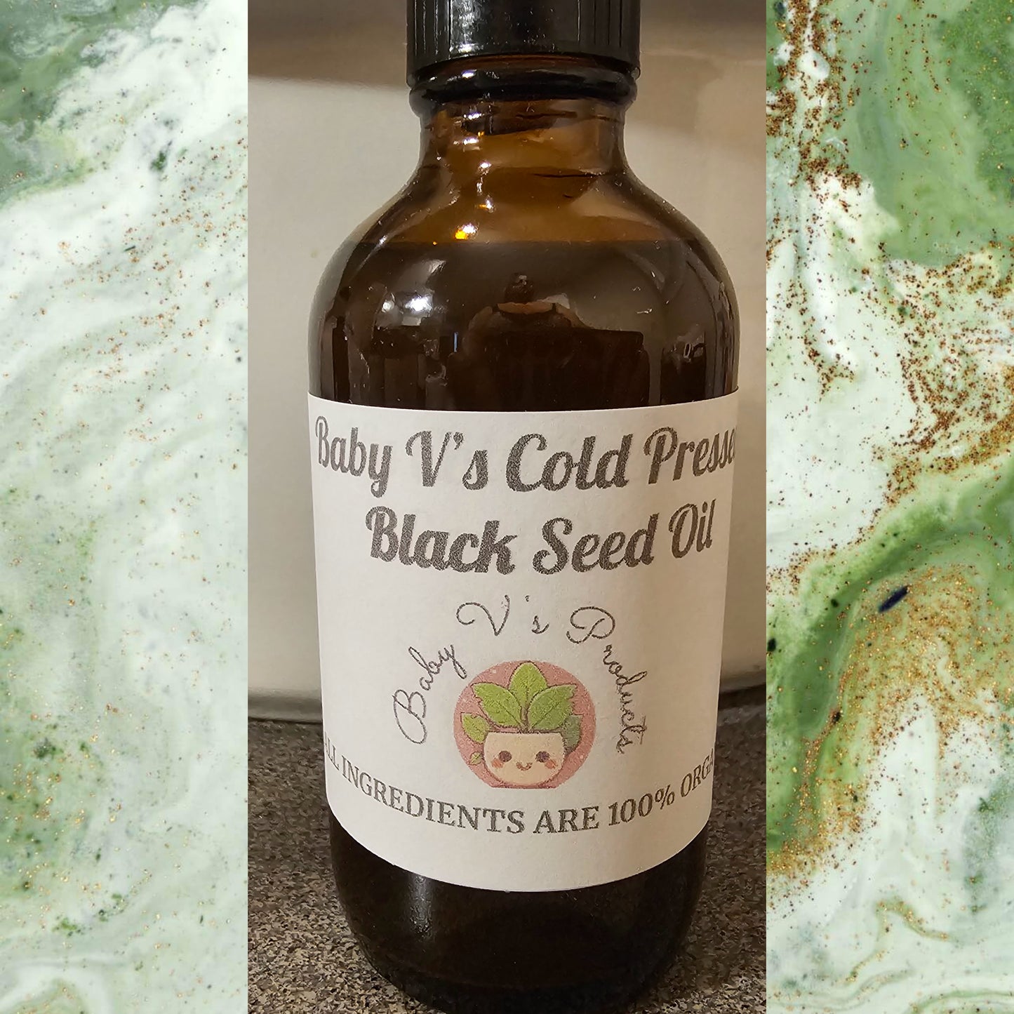 Baby V's Homemade Cold Pressed Black Seed Oil‼