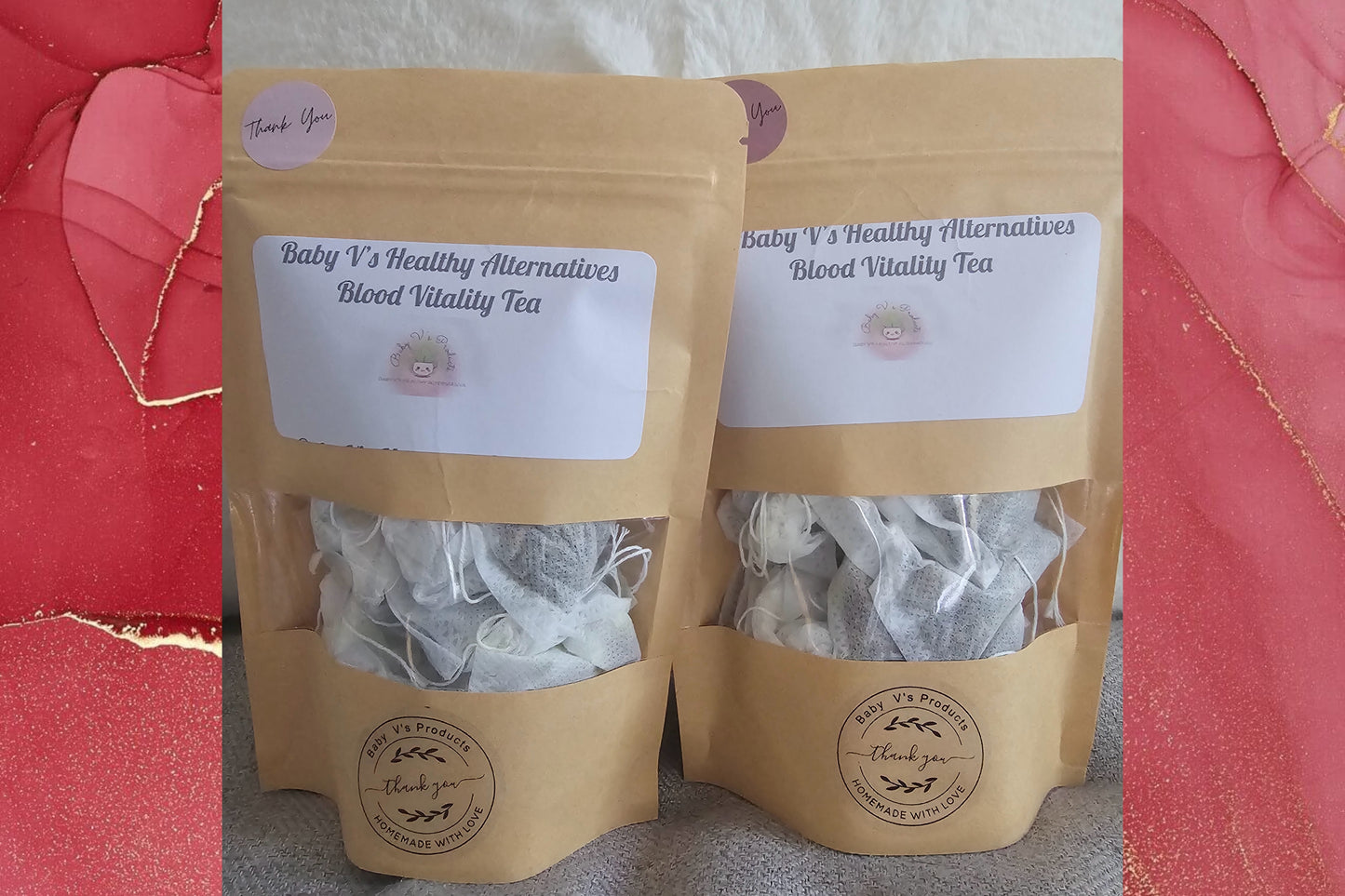 Baby V's Blood Vitality Herbal Tea Blend- for healthy RBC, iron, hemoglobin, and ferritin levels‼️💪🏾